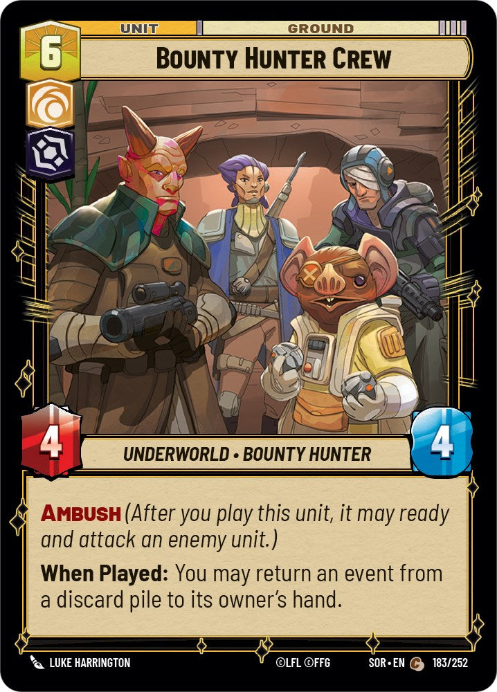 Bounty Hunter Crew (183/252) [Spark of Rebellion] | Eastridge Sports Cards & Games