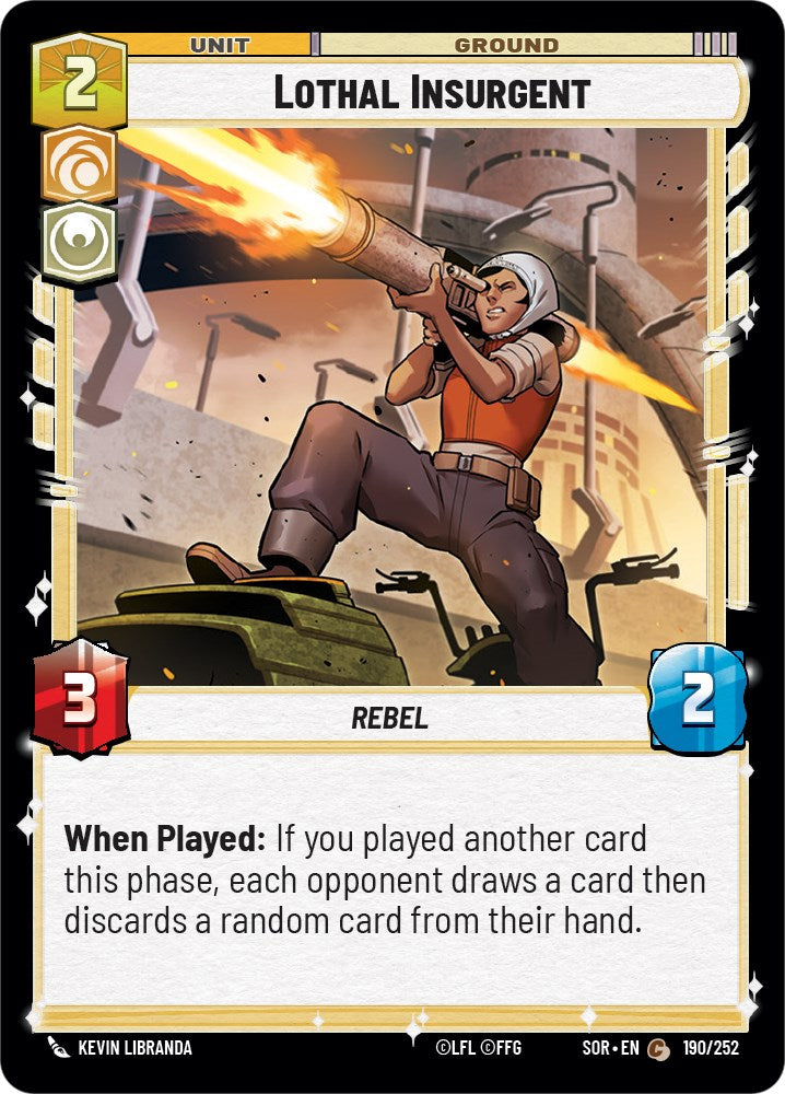 Lothal Insurgent (190/252) [Spark of Rebellion] | Eastridge Sports Cards & Games
