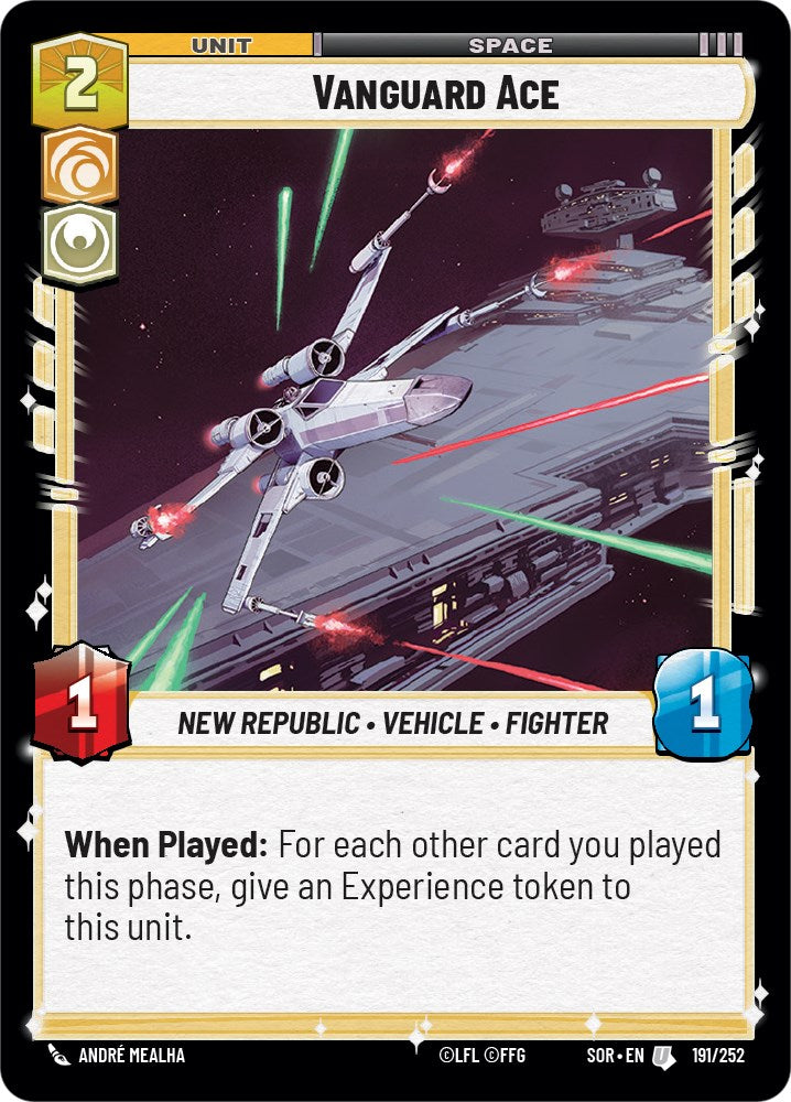 Vanguard Ace (191/252) [Spark of Rebellion] | Eastridge Sports Cards & Games