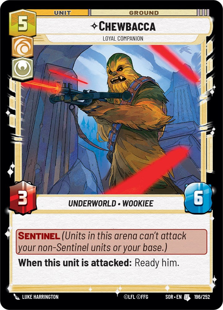 Chewbacca - Loyal Companion (196/252) [Spark of Rebellion] | Eastridge Sports Cards & Games