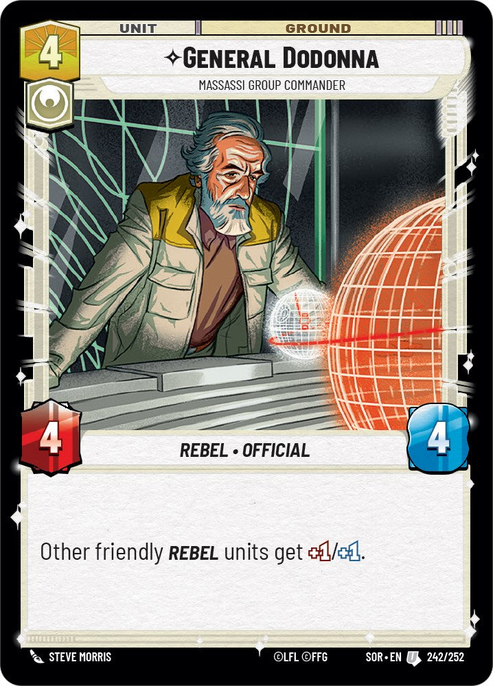 General Dodonna - Massassi Group Commander (242/252) [Spark of Rebellion] | Eastridge Sports Cards & Games