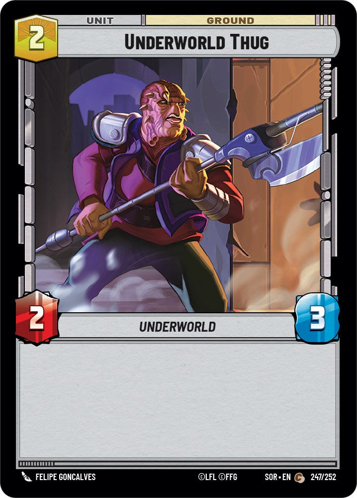 Underworld Thug (247/252) [Spark of Rebellion] | Eastridge Sports Cards & Games
