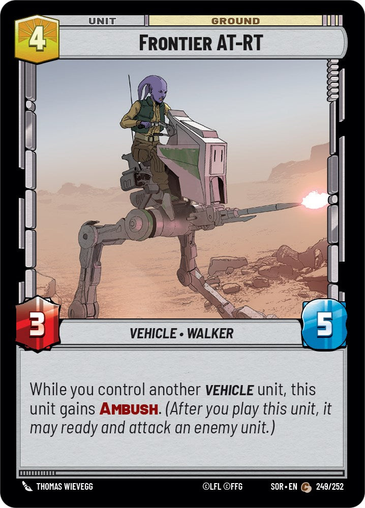 Frontier AT-RT (249/252) [Spark of Rebellion] | Eastridge Sports Cards & Games