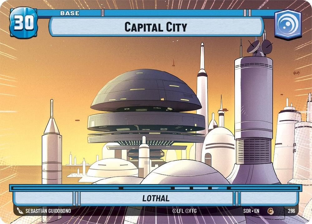 Capital City (Hyperspace) (286) [Spark of Rebellion] | Eastridge Sports Cards & Games