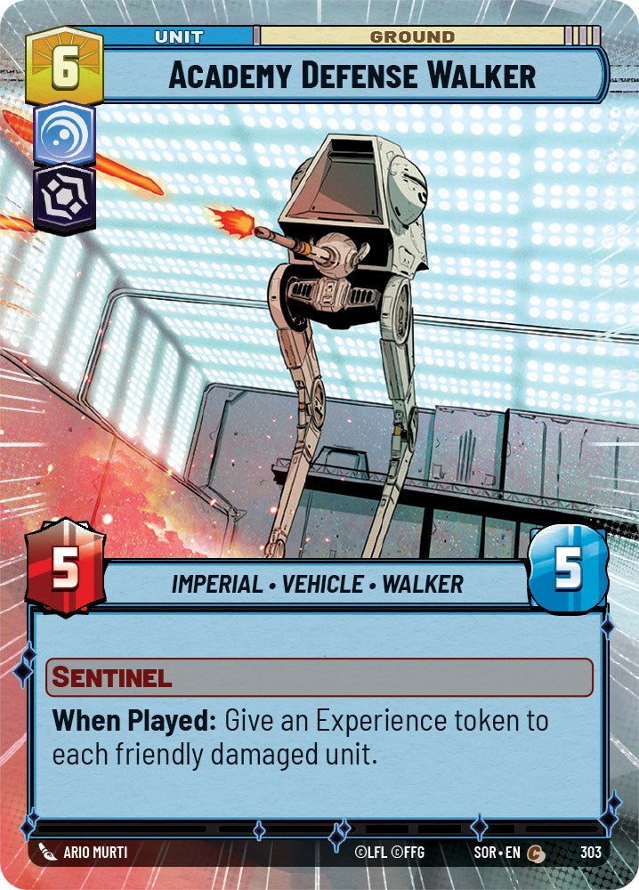 Academy Defense Walker (Hyperspace) (303) [Spark of Rebellion] | Eastridge Sports Cards & Games