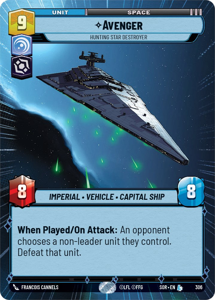 Avenger - Hunting Star Destroyer (Hyperspace) (306) [Spark of Rebellion] | Eastridge Sports Cards & Games
