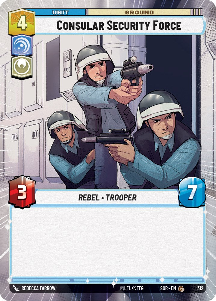 Consular Security Force (Hyperspace) (312) [Spark of Rebellion] | Eastridge Sports Cards & Games