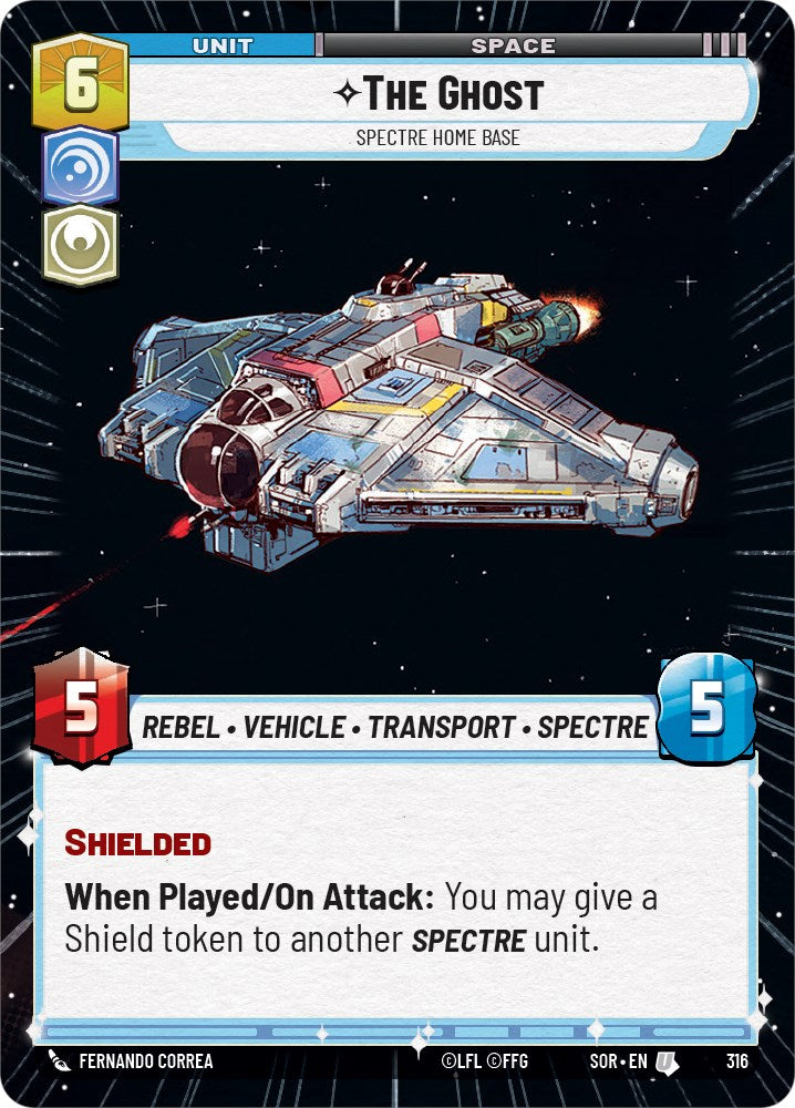 The Ghost - Spectre Home Base (Hyperspace) (316) [Spark of Rebellion] | Eastridge Sports Cards & Games