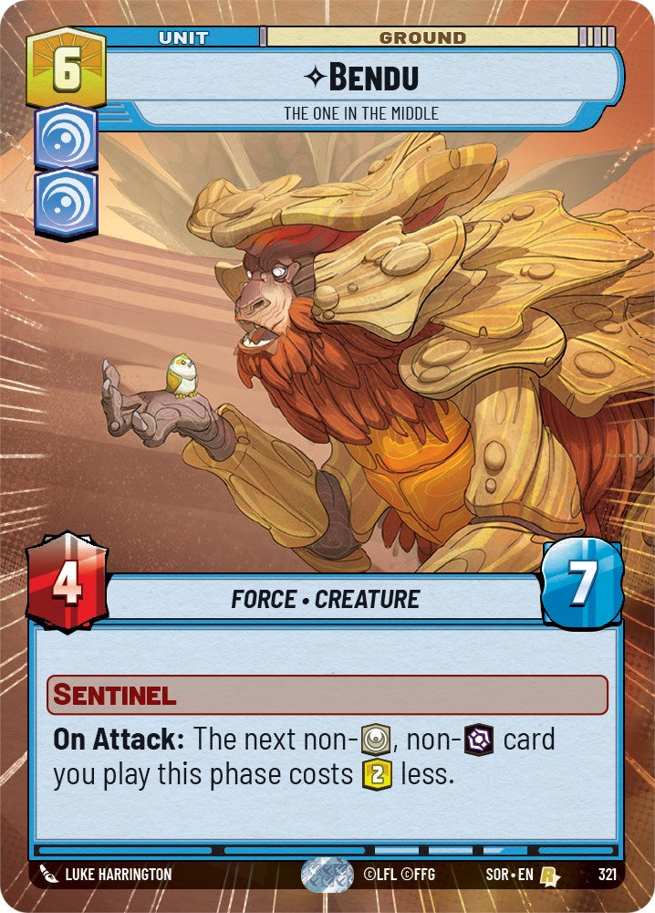 Bendu - The One in the Middle (Hyperspace) (321) [Spark of Rebellion] | Eastridge Sports Cards & Games