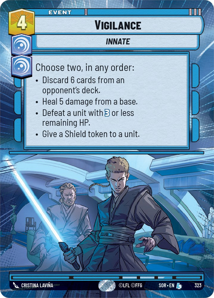 Vigilance (Hyperspace) (323) [Spark of Rebellion] | Eastridge Sports Cards & Games