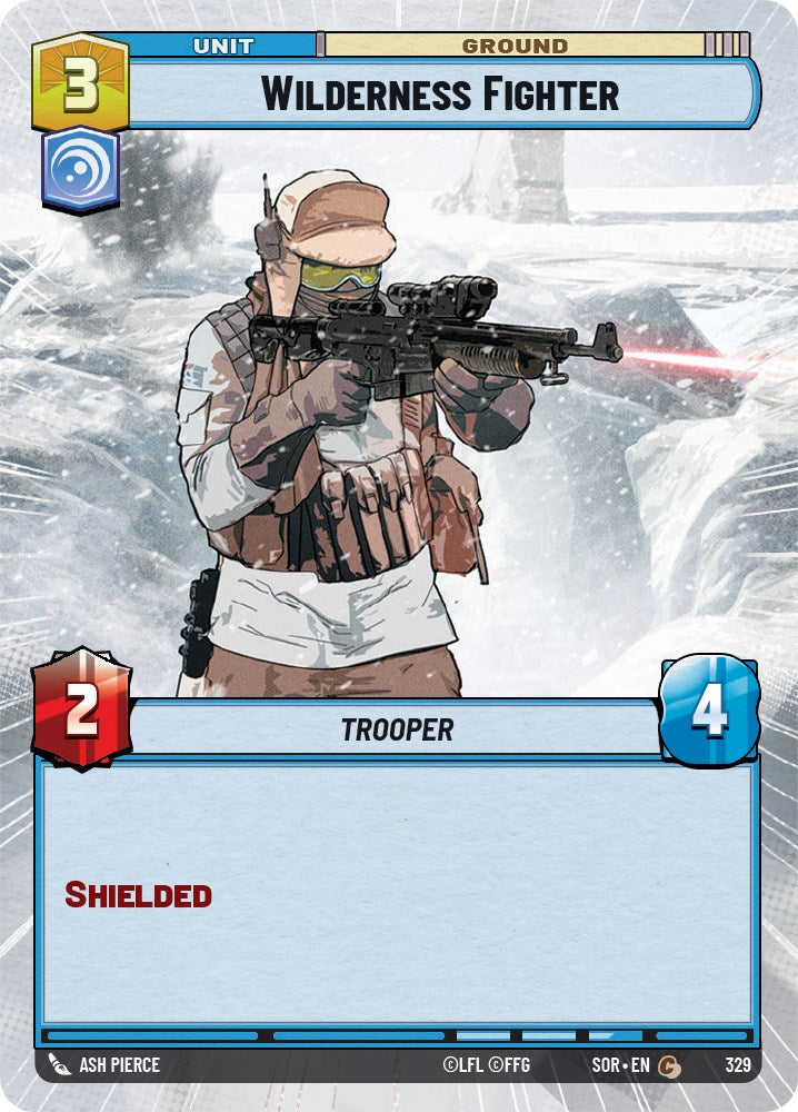 Wilderness Fighter (Hyperspace) (329) [Spark of Rebellion] | Eastridge Sports Cards & Games