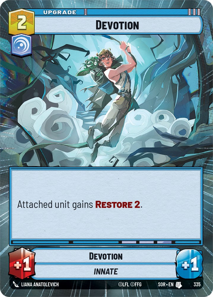 Devotion (Hyperspace) (335) [Spark of Rebellion] | Eastridge Sports Cards & Games