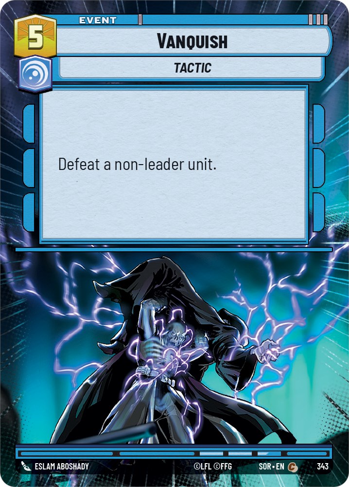 Vanquish (Hyperspace) (343) [Spark of Rebellion] | Eastridge Sports Cards & Games