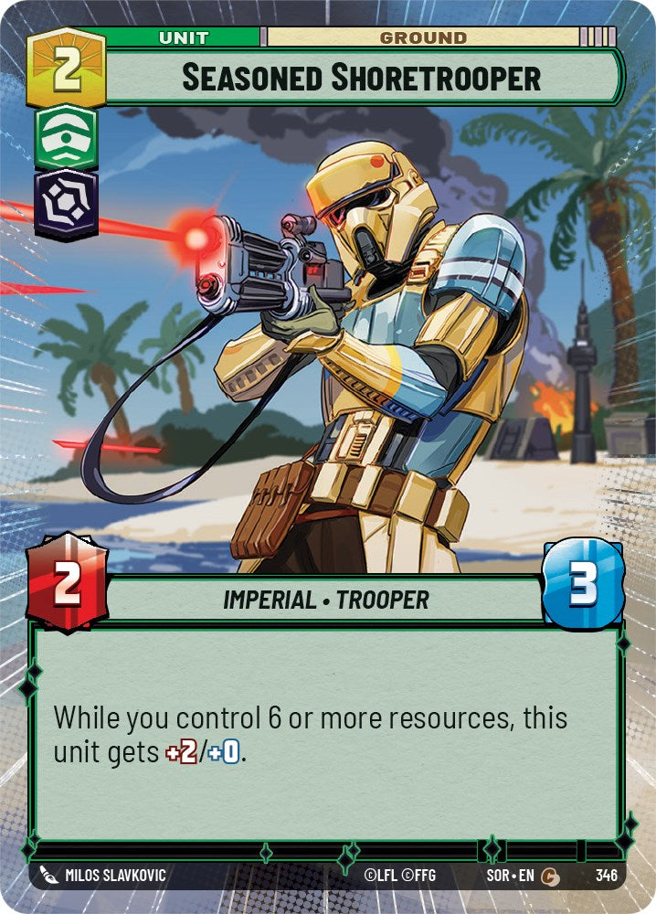 Seasoned Shoretrooper (Hyperspace) (346) [Spark of Rebellion] | Eastridge Sports Cards & Games