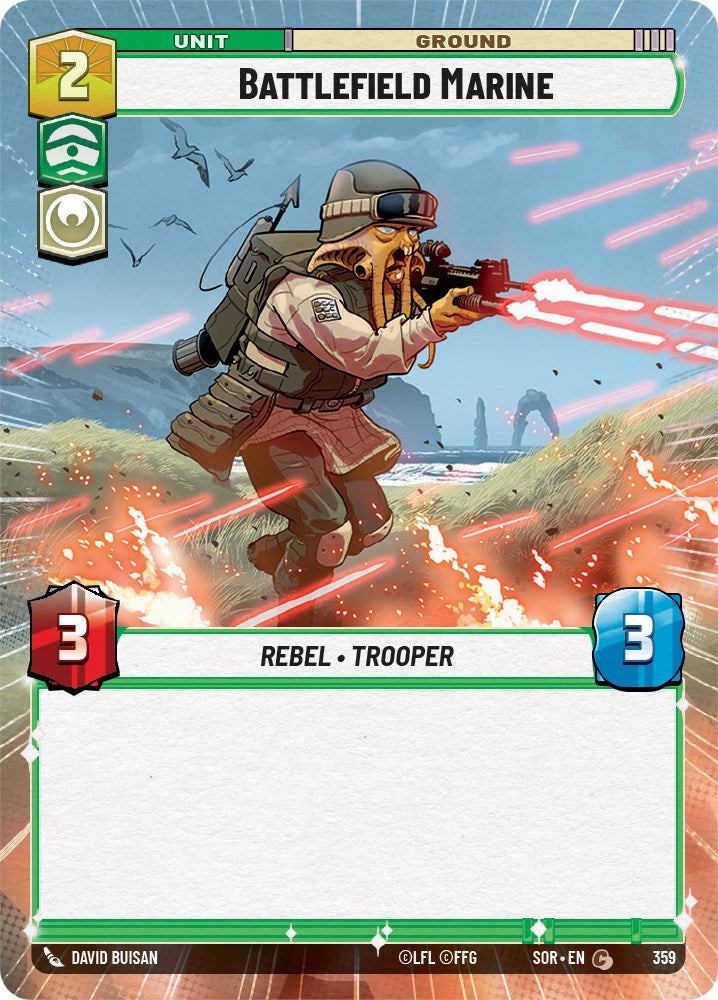 Battlefield Marine (Hyperspace) (359) [Spark of Rebellion] | Eastridge Sports Cards & Games