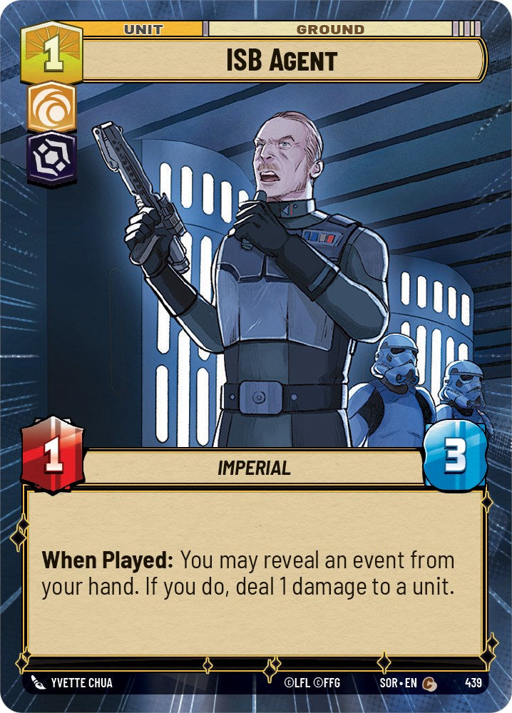 ISB Agent (Hyperspace) (439) [Spark of Rebellion] | Eastridge Sports Cards & Games