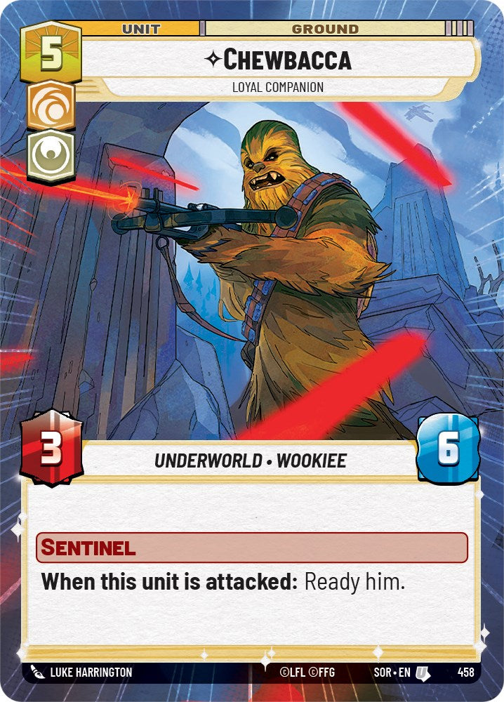 Chewbacca - Loyal Companion (Hyperspace) (458) [Spark of Rebellion] | Eastridge Sports Cards & Games