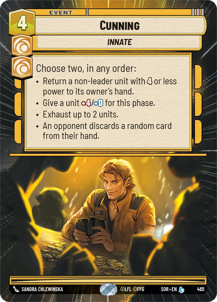 Cunning (Hyperspace) (465) [Spark of Rebellion] | Eastridge Sports Cards & Games