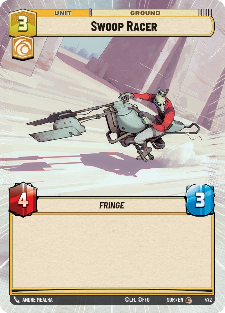 Swoop Racer (Hyperspace) (472) [Spark of Rebellion] | Eastridge Sports Cards & Games