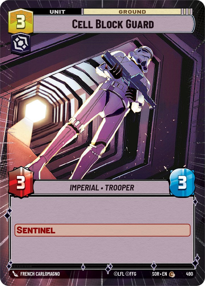Cell Block Guard (Hyperspace) (490) [Spark of Rebellion] | Eastridge Sports Cards & Games