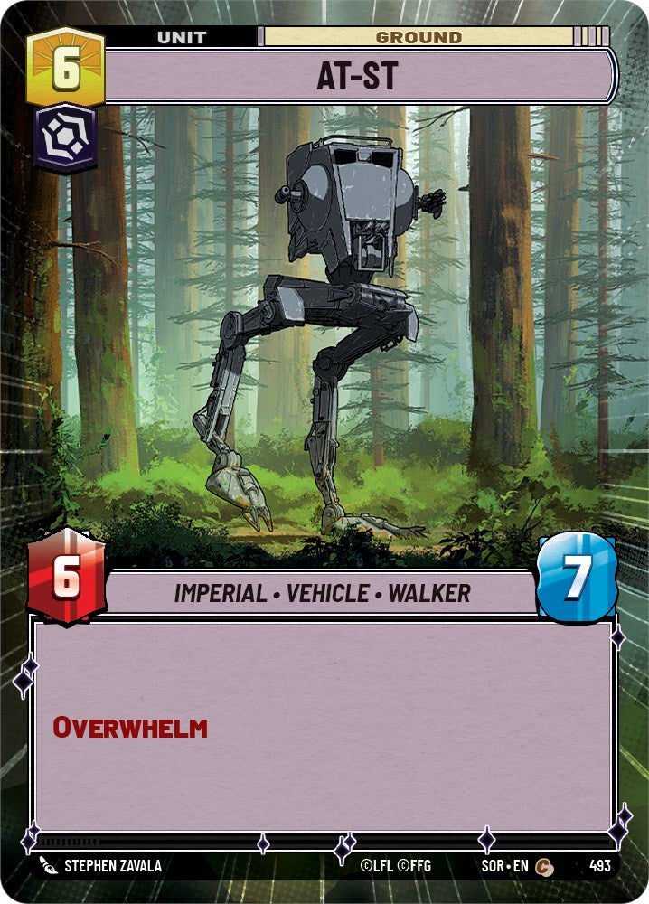 AT-ST (Hyperspace) (493) [Spark of Rebellion] | Eastridge Sports Cards & Games