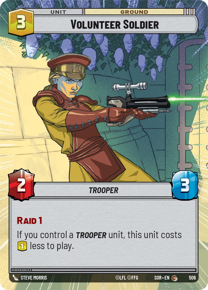 Volunteer Soldier (Hyperspace) (506) [Spark of Rebellion] | Eastridge Sports Cards & Games