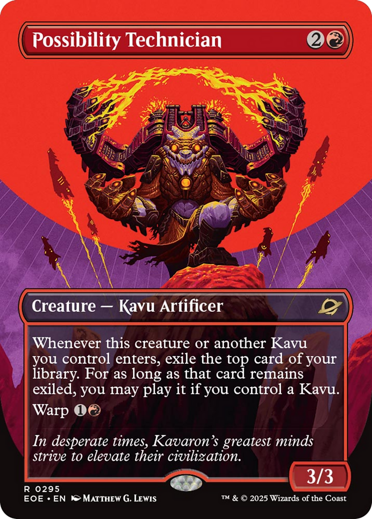 Possibility Technician (Borderless) [Edge of Eternities] | Eastridge Sports Cards & Games