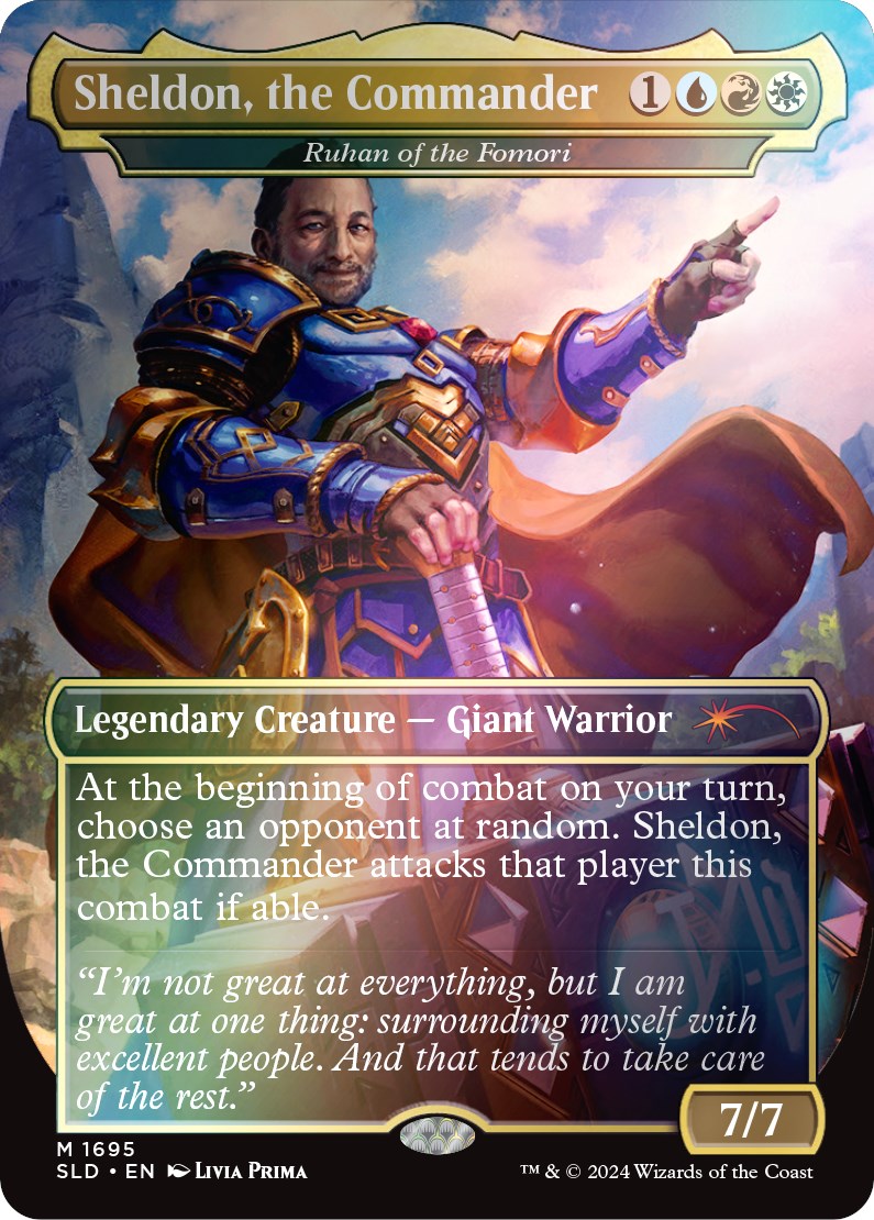 Sheldon, the Commander - Ruhan of the Fomori (Rainbow Foil) [Secret Lair Drop Series] | Eastridge Sports Cards & Games