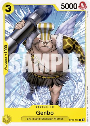 Genbo (OP06-105) - Wings of the Captain