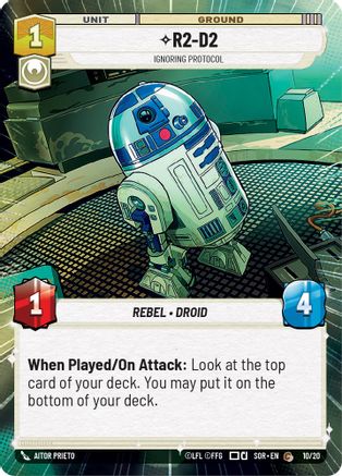 R2-D2 - Ignoring Protocol (Hyperspace) (10/20) - Spark of Rebellion Weekly Play Promos