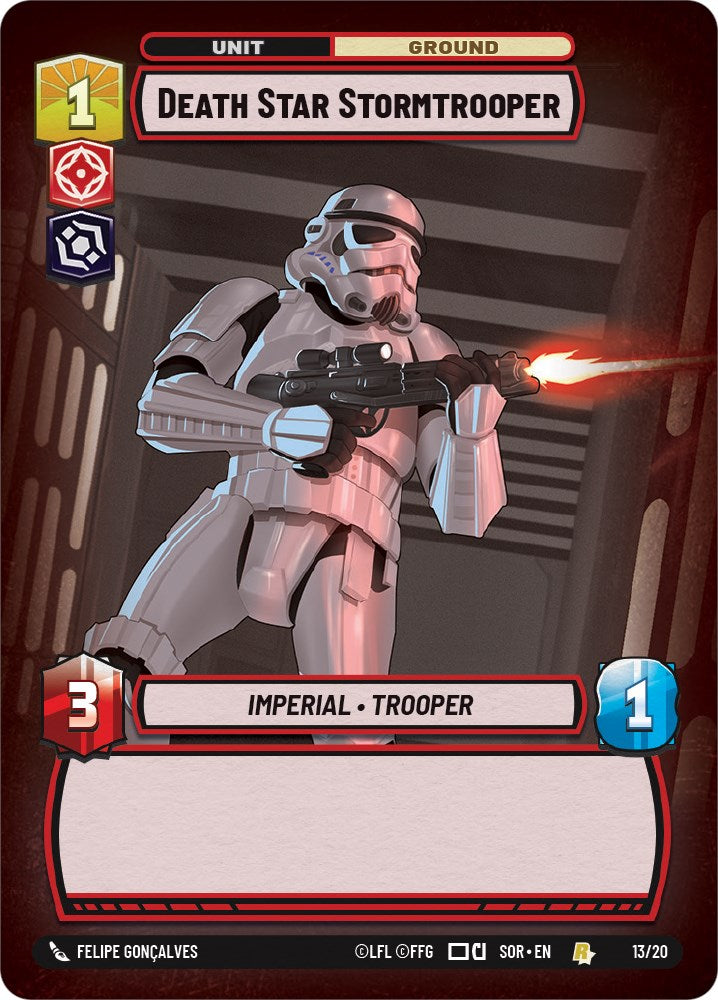 Death Star Stormtrooper (13/20) [Spark of Rebellion: Weekly Play] | Eastridge Sports Cards & Games