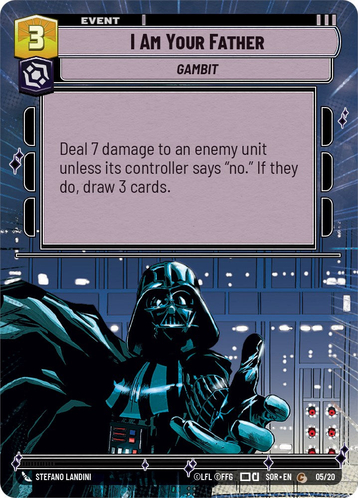 I Am Your Father (Hyperspace) (5/20) [Spark of Rebellion: Weekly Play] | Eastridge Sports Cards & Games