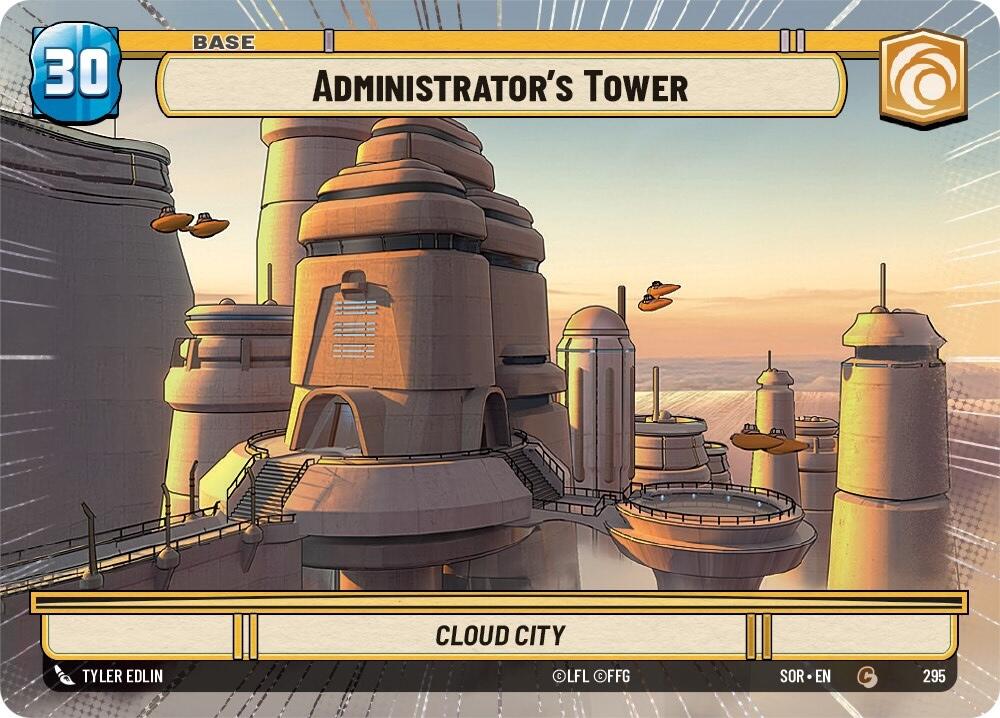 Administrator's Tower // Experience (Hyperspace) (295 // T03) [Spark of Rebellion] | Eastridge Sports Cards & Games