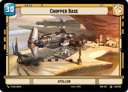 Chopper Base // Experience (30 // T01) - Spark of Rebellion