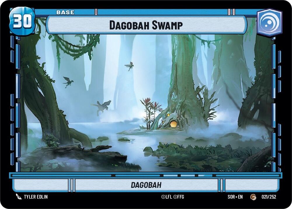 Dagobah Swamp // Shield (21 // T02) [Spark of Rebellion] | Eastridge Sports Cards & Games