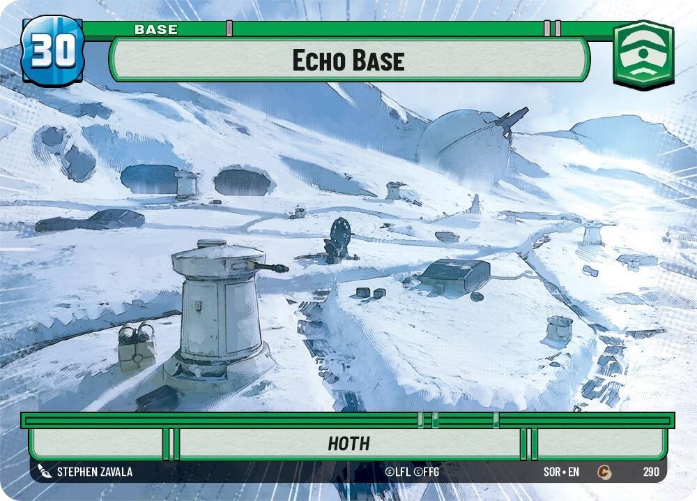 Echo Base // Shield (Hyperspace) (290 // T04) [Spark of Rebellion] | Eastridge Sports Cards & Games