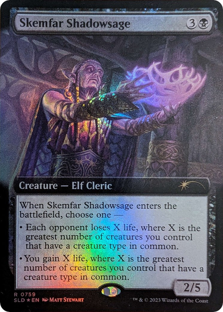 Skemfar Shadowsage (Extended Art) [Secret Lair Drop Series] | Eastridge Sports Cards & Games