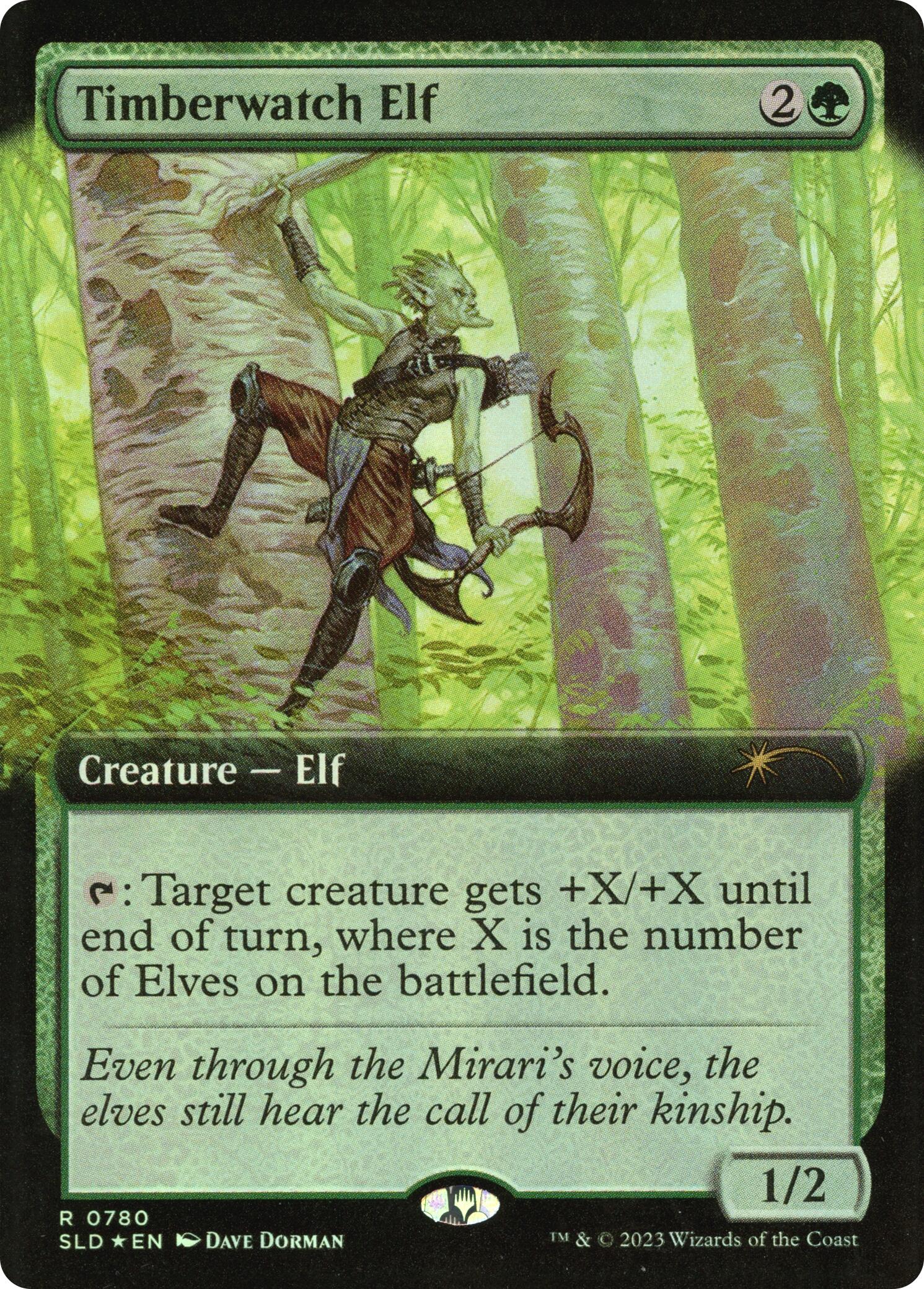 Timberwatch Elf (Extended Art) [Secret Lair Drop Series] | Eastridge Sports Cards & Games