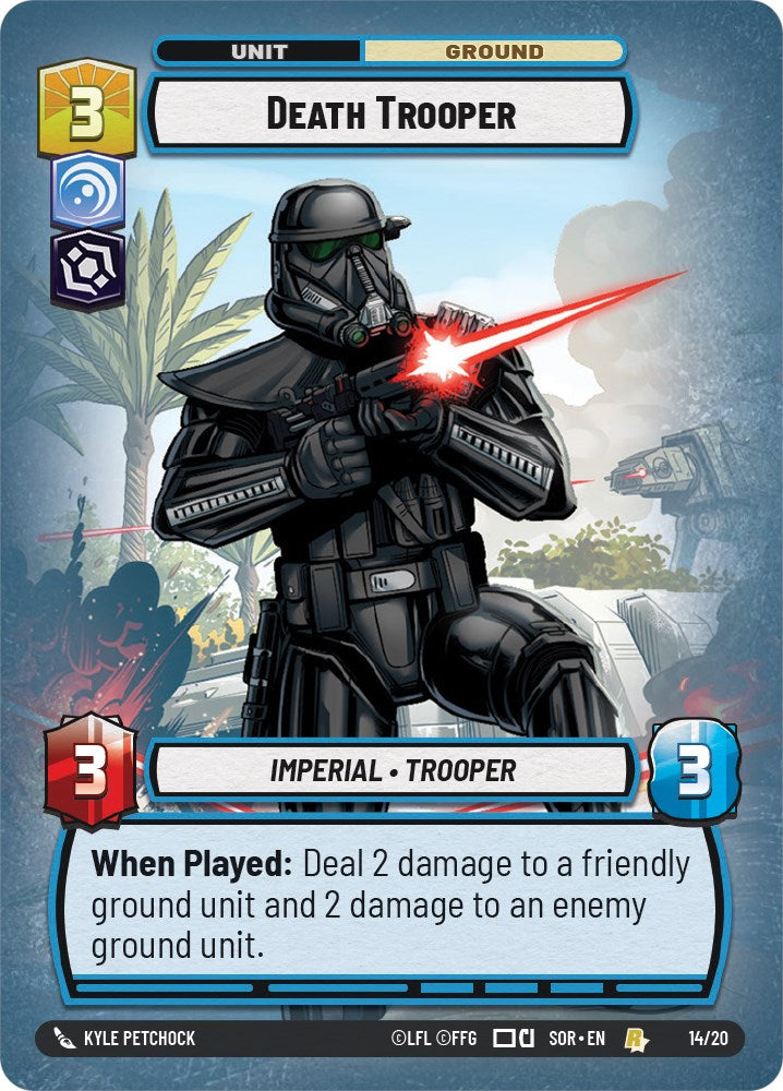 Death Trooper (14/20) [Spark of Rebellion: Weekly Play] | Eastridge Sports Cards & Games