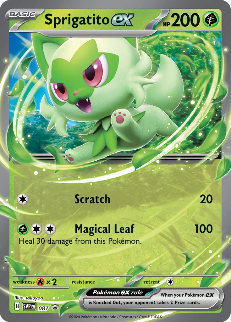 Sprigatito ex (087) [Scarlet & Violet: Black Star Promos] | Eastridge Sports Cards & Games