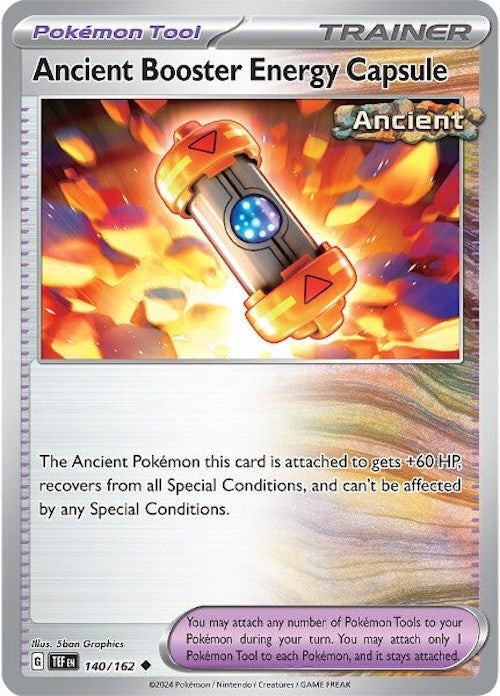 Ancient Booster Energy Capsule (140/162) [Scarlet & Violet: Temporal Forces] | Eastridge Sports Cards & Games