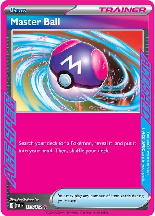 Master Ball (153/162) [Scarlet & Violet: Temporal Forces] | Eastridge Sports Cards & Games