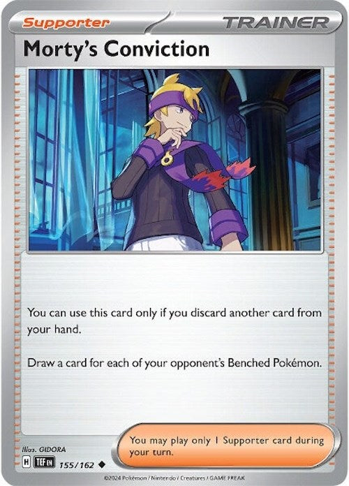 Morty's Conviction (155/162) [Scarlet & Violet: Temporal Forces] | Eastridge Sports Cards & Games