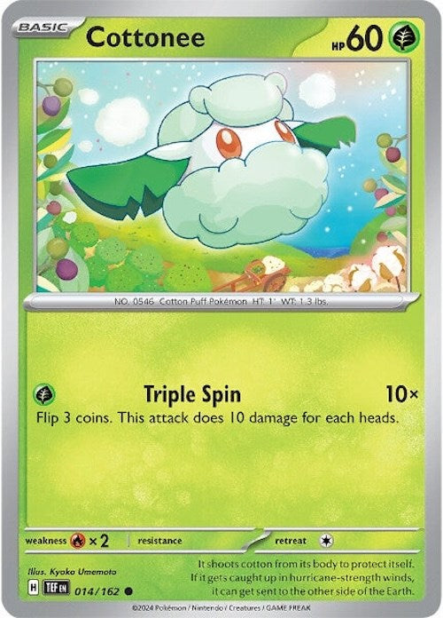 Cottonee (014/162) [Scarlet & Violet: Temporal Forces] | Eastridge Sports Cards & Games