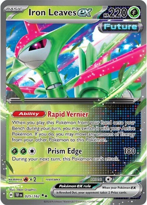 Iron Leaves ex (025/162) [Scarlet & Violet: Temporal Forces] | Eastridge Sports Cards & Games