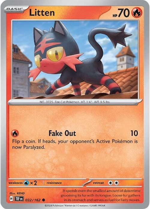 Litten (032/162) [Scarlet & Violet: Temporal Forces] | Eastridge Sports Cards & Games