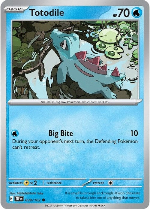 Totodile (039/162) [Scarlet & Violet: Temporal Forces] | Eastridge Sports Cards & Games