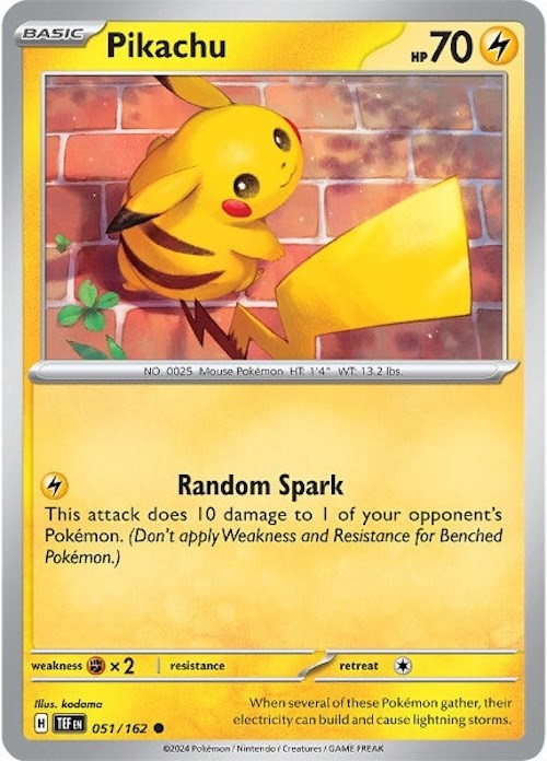 Pikachu (051/162) [Scarlet & Violet: Temporal Forces] | Eastridge Sports Cards & Games