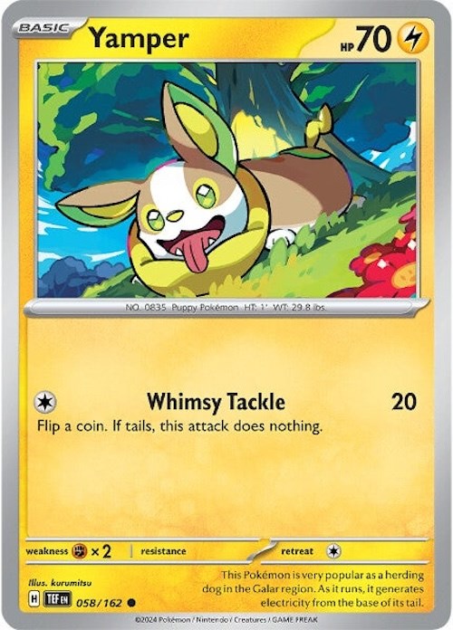 Yamper (058/162) [Scarlet & Violet: Temporal Forces] | Eastridge Sports Cards & Games