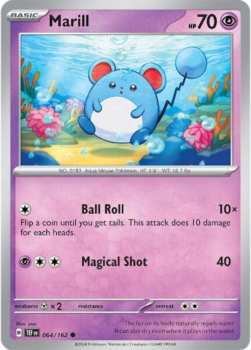 Marill (064/162) [Scarlet & Violet: Temporal Forces] | Eastridge Sports Cards & Games